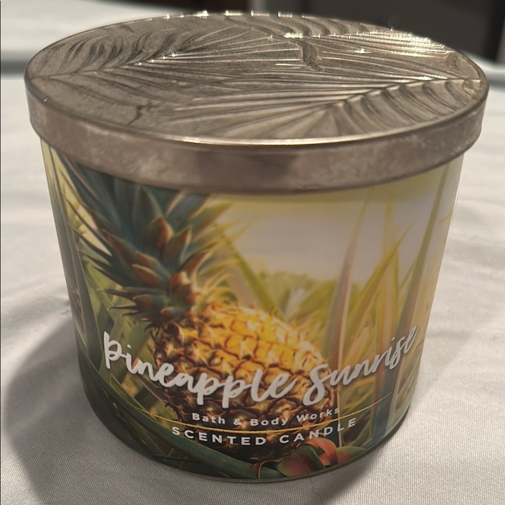 Bath & Body Works Pineapple Sunrise Scented Candle
